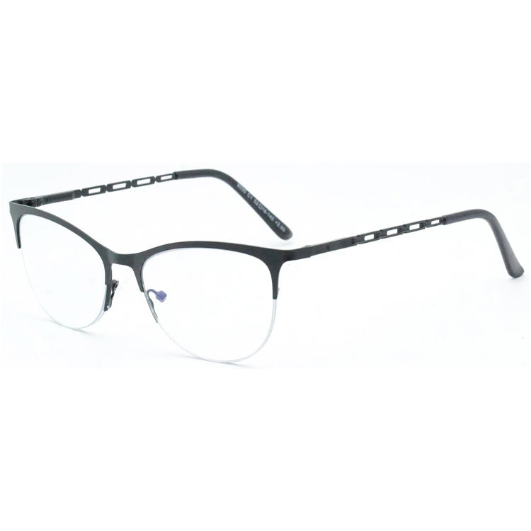 Dachuan Optical DRM368007 China Supplier Half Rim Metal Reading Glasses With Metal Legs (7)